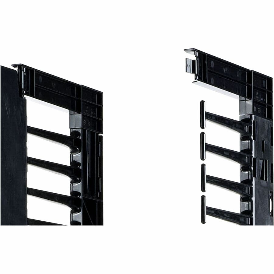 APC AR8768 one-sided vertical cable manager for 2- and 4-post racks, 96 in x 12 in