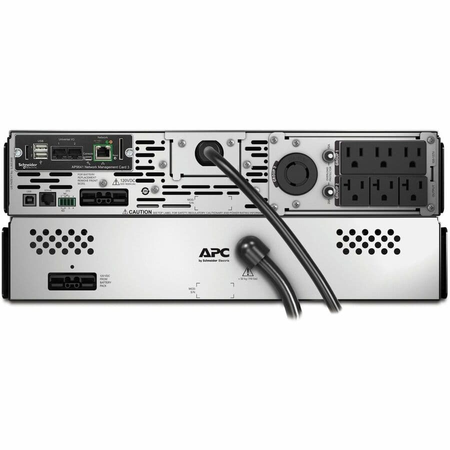 APC Smart-UPS X 3 kVA 2U rack/tower convertible UPS with mixed NEMA outlets and network management card