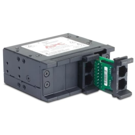 APC PRM4 1U rack mount 4-channel chassis for replaceable data line surge protection