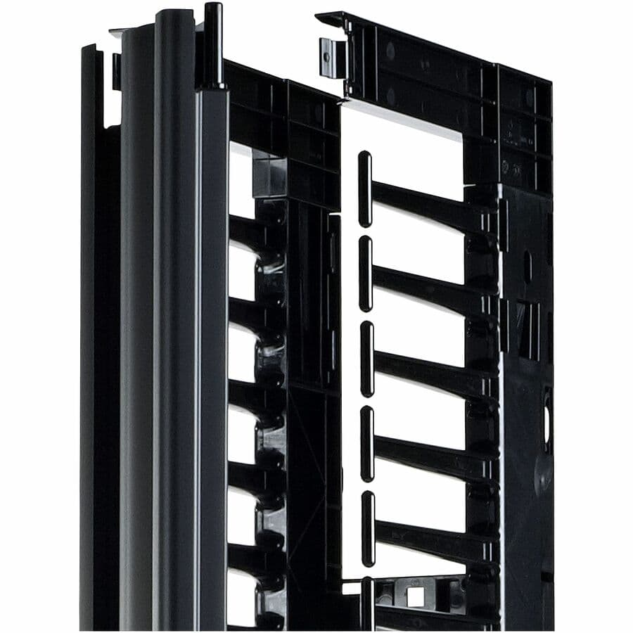 APC AR8715 vertical cable manager for 2- and 4-post racks, 84 in x 6 in, single-sided with door