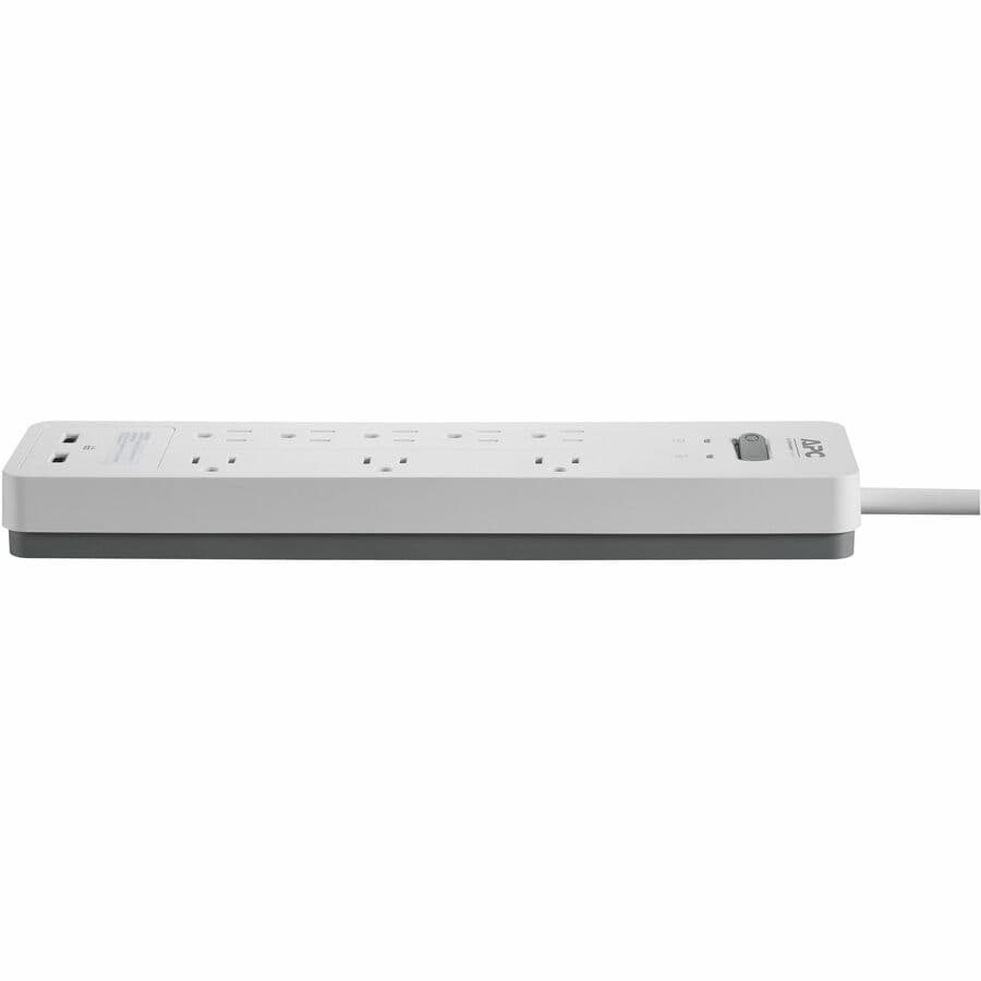 APC Home Office SurgeArrest PH8U2W white surge protector with 8 outlets and 2 USB charging ports