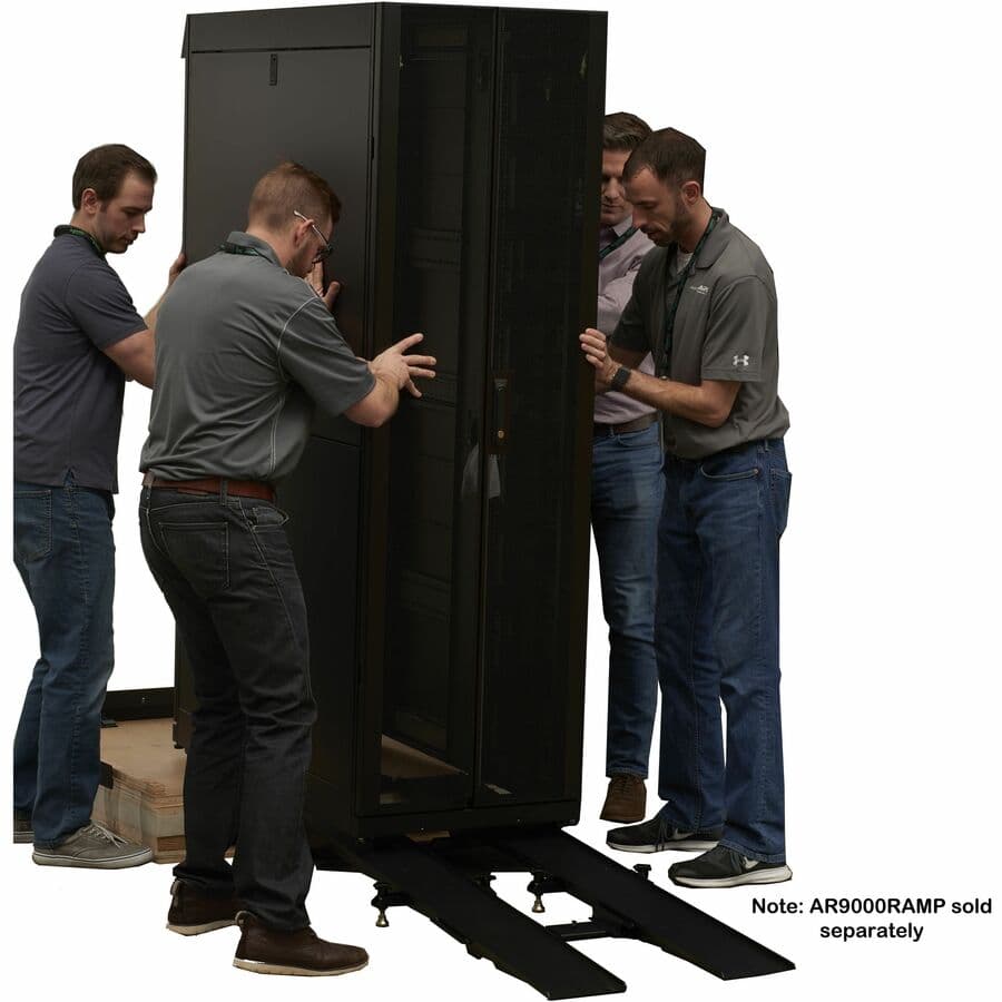 APC AR9000RAMP ramp accessory for removing SX3K enclosure from shock pallet