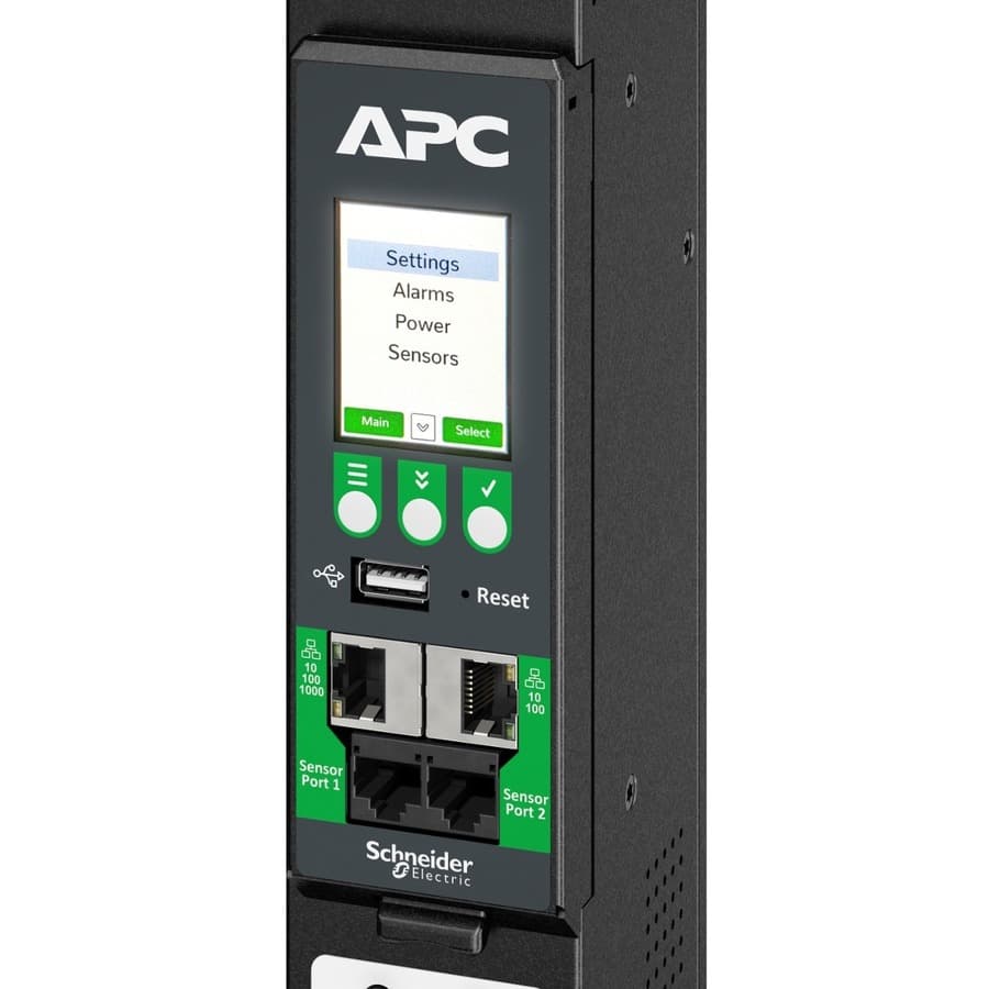 APC NETSHELTER RACK PDU ADVANCED, METERED, 11.5KW, 3PH, 415V, 20A, 520P6, 42 OUT view 10