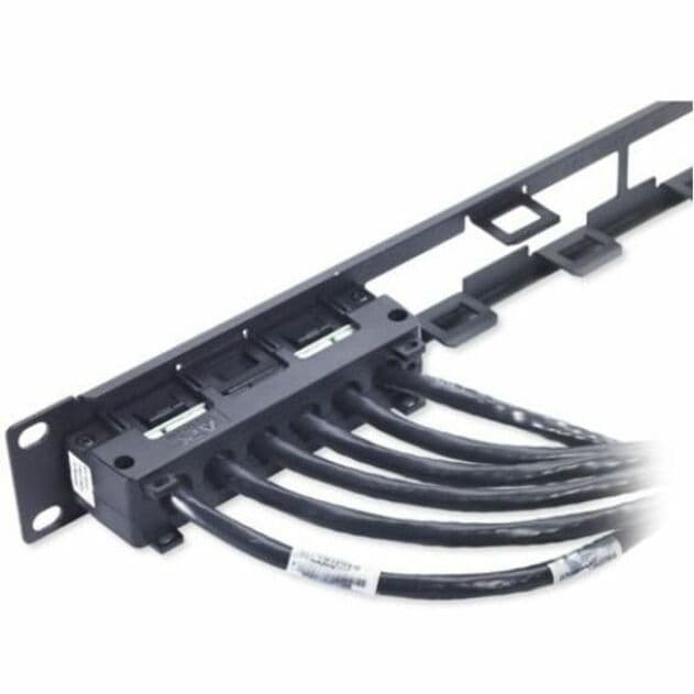 APC SCHNEIDER ELECT IT DIRECT SHIP 7FT CAT6 BLACK UTP CMR 6XRJ45 DATA DISTRIBUTION CABLE view 8