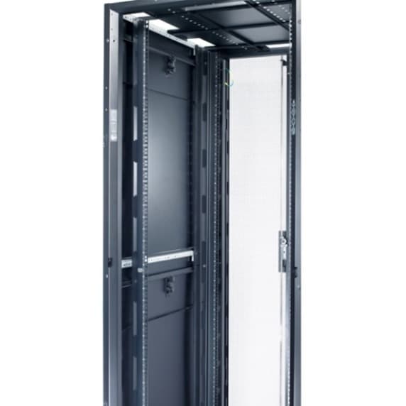 APC AR7510 black vertical mounting rail for enterprise rack installation