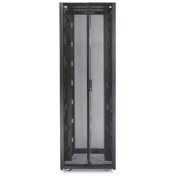 APC SCHNEIDER ELECTRIC RACK AND ACC NETSHELTER SX 45U 750MM WIDE X 1070MM DEEP ENCLOSURE W/SIDES BLACK view 11
