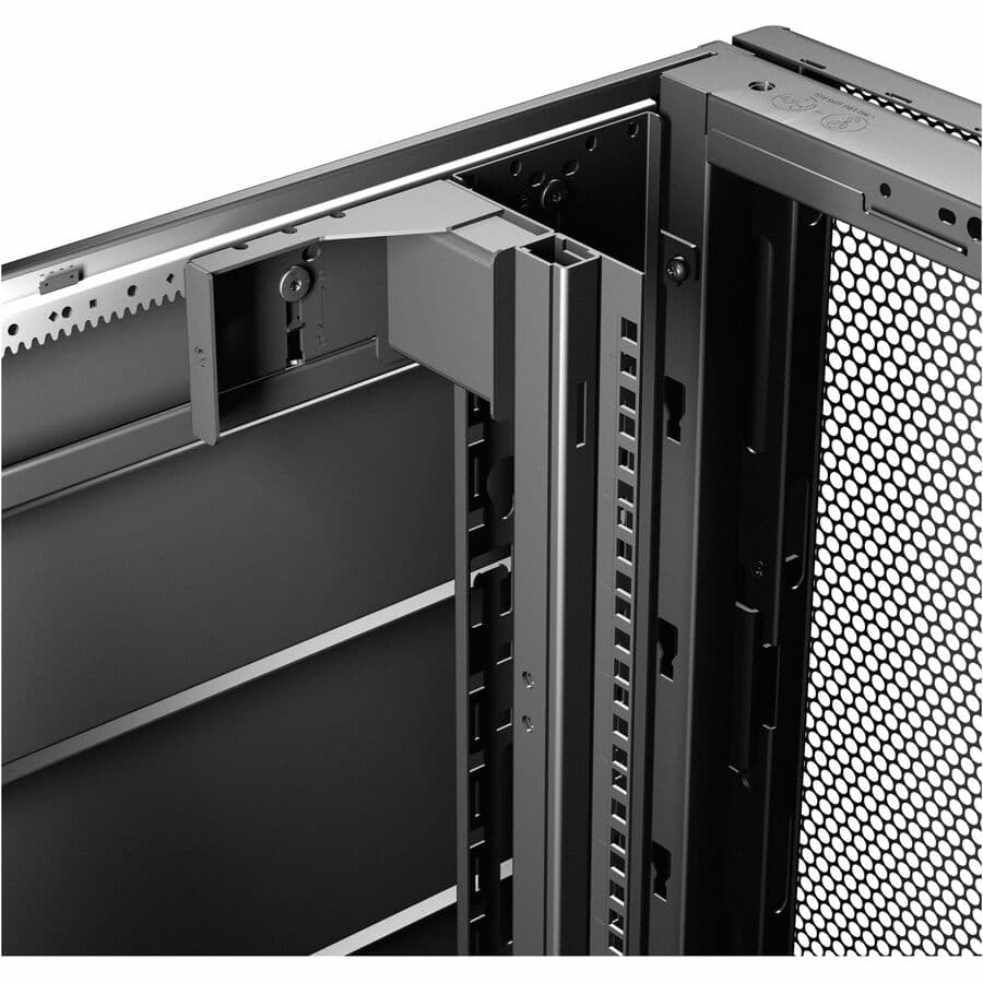 APC NetShelter SX 42U floor-standing rack enclosure with side panels