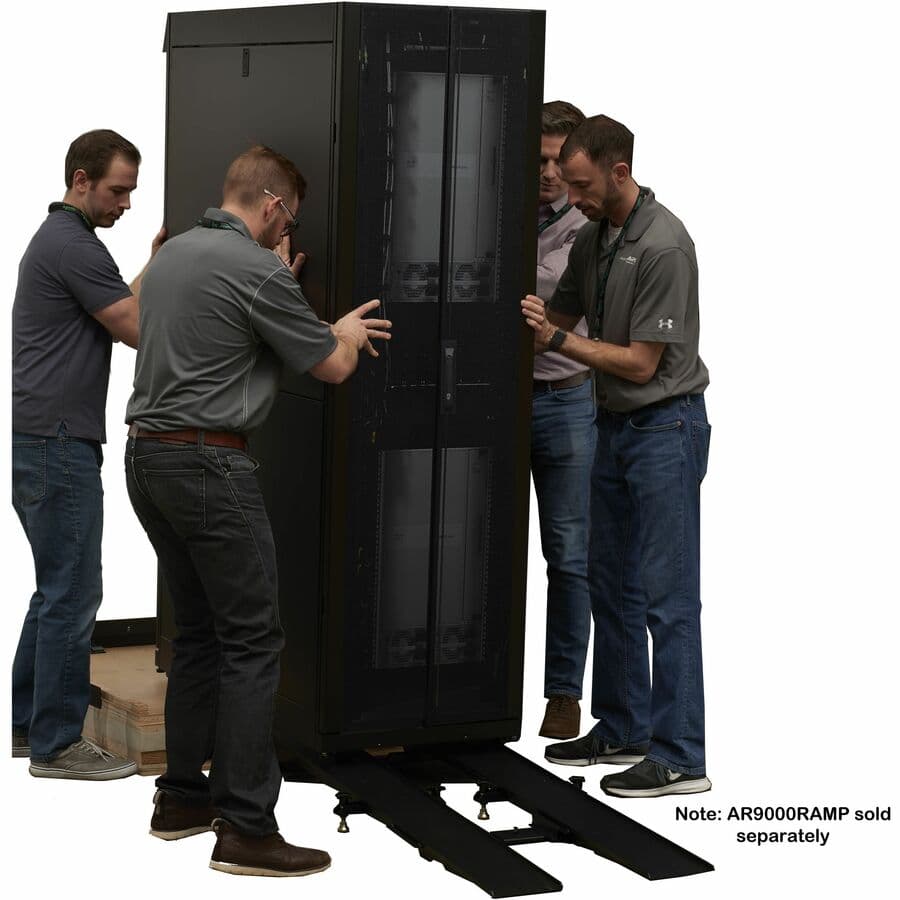 APC AR9000RAMP ramp accessory for removing SX3K enclosure from shock pallet