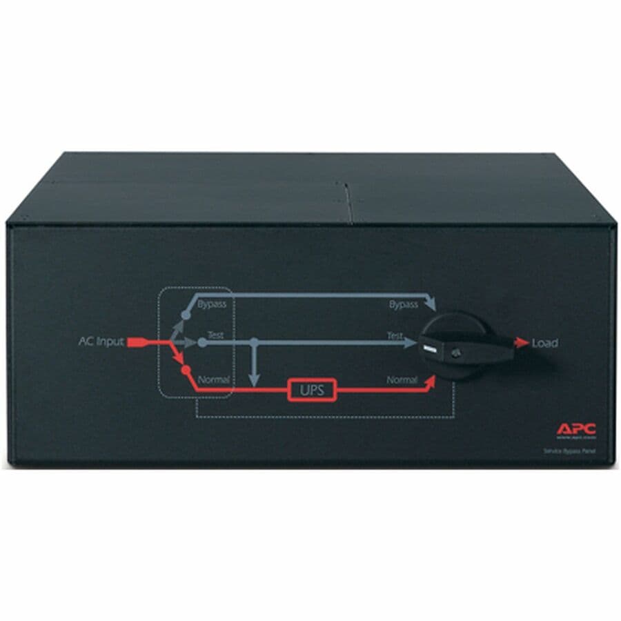 APC SBP10KRMT4U service bypass panel with hardwire input and L6-30R and L6-20R outputs