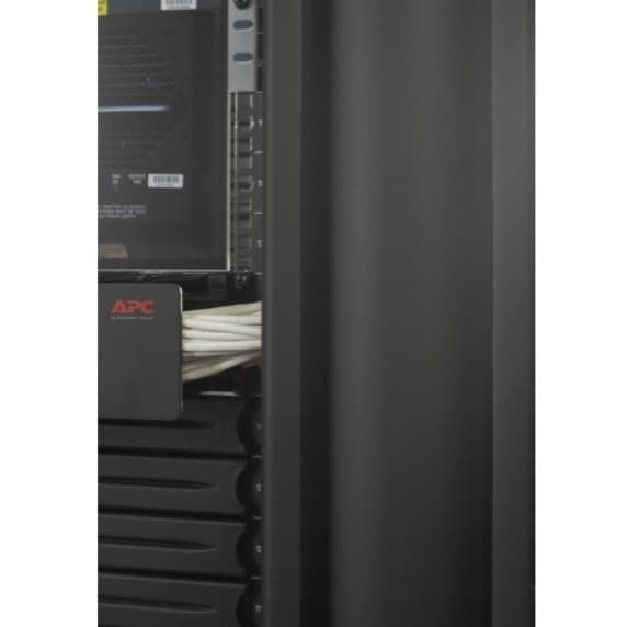 APC AR8728 one-sided vertical cable manager for 2- and 4-post racks, 96 in x 6 in