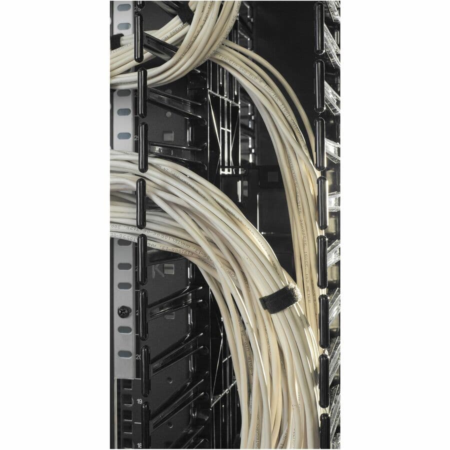 APC AR8768 one-sided vertical cable manager for 2- and 4-post racks, 96 in x 12 in