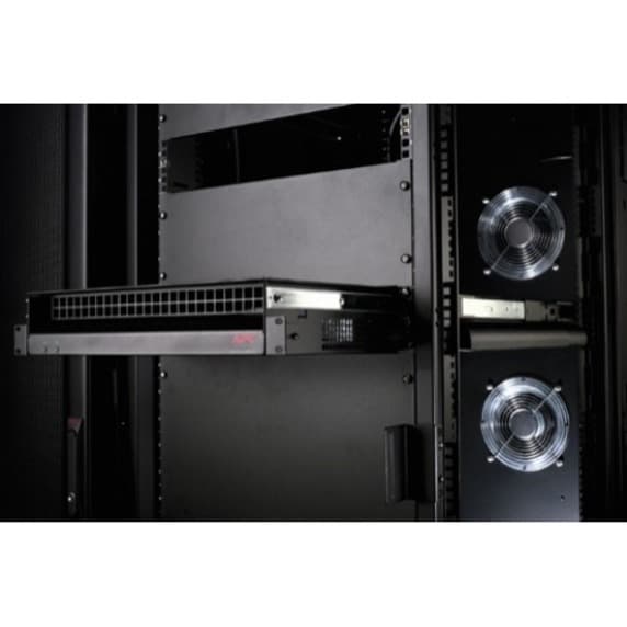 APC AIR DISTRIBUTION 2U 115V 60HZ rack-mounted air distribution unit for enclosure cooling