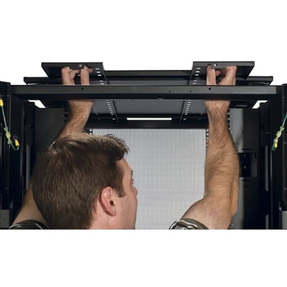 APC SCHNEIDER ELECTRIC RACK AND ACC NETSHELTER SX 45U 750MM WIDE X 1070MM DEEP ENCLOSURE W/SIDES BLACK view 8