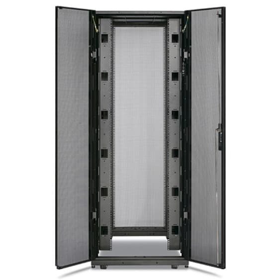 APC SCHNEIDER ELECTRIC RACK AND ACC NETSHELTER SX 45U 750MM WIDE X 1070MM DEEP ENCLOSURE W/SIDES BLACK view 9