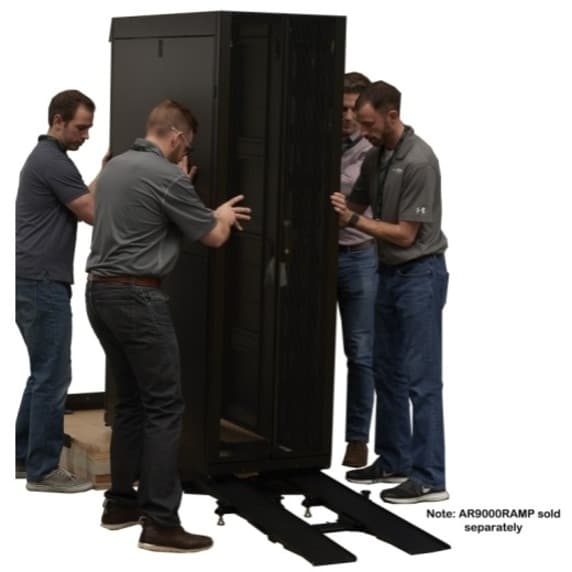 APC AR9000RAMP ramp accessory for removing SX3K enclosure from shock pallet