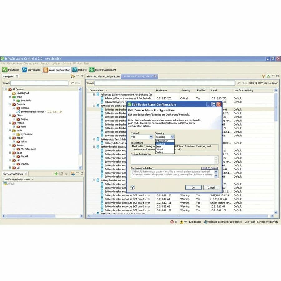 InfraStruXure Central 3.0 view 12