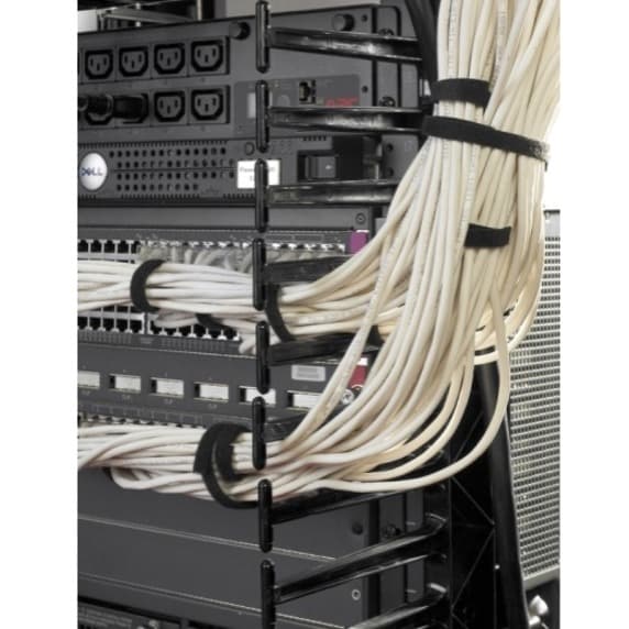 APC AR8728 one-sided vertical cable manager for 2- and 4-post racks, 96 in x 6 in