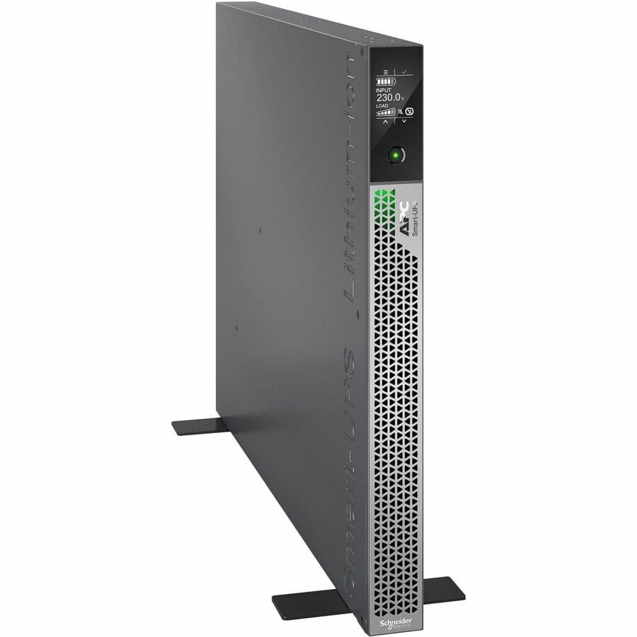 APC SmartUPS Ultra 2200VA lithium-ion 1U rack mount UPS with embedded network management card