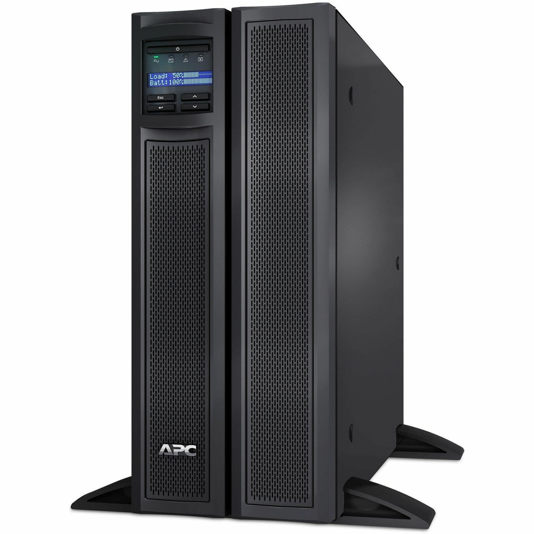 APC Smart-UPS X 3,000 VA rack/tower UPS with LCD display and network card