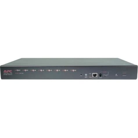 APC AP5201 8-port multi-platform analog KVM switch for rack server management