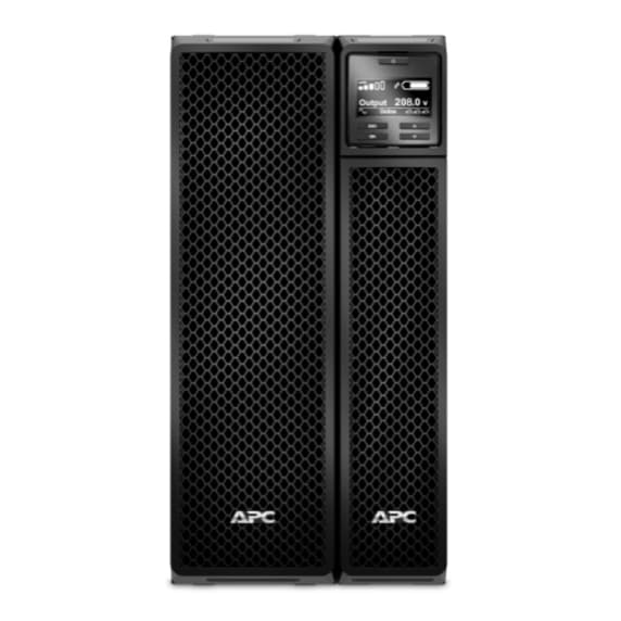 APC SRT3000XLT-5KTF rack-mount online UPS with 3,000 VA capacity and mixed NEMA outlets