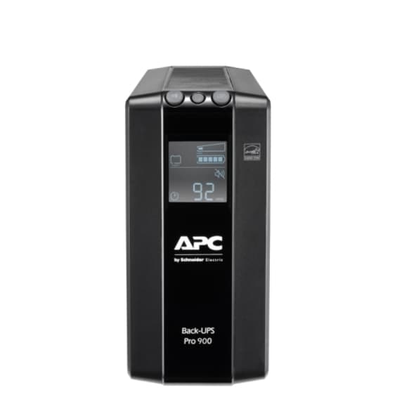 APC Back-UPS Pro BR900MI desktop UPS with LCD interface and 6 outlets