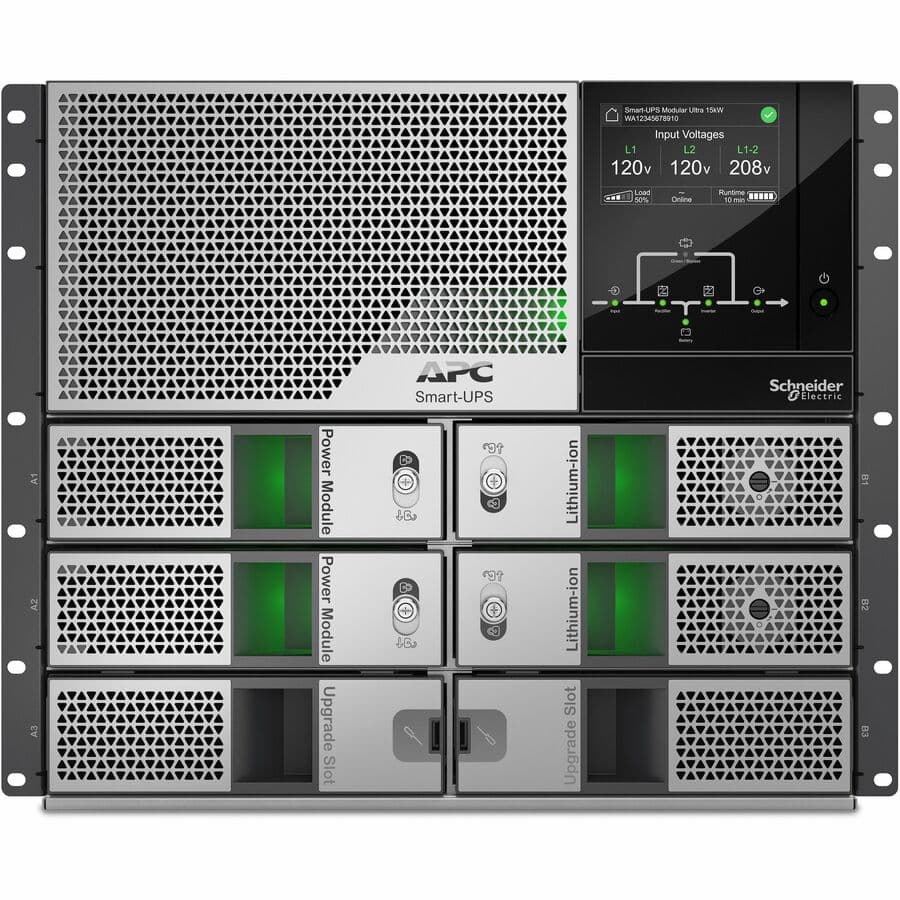 APC Smart-UPS Modular Ultra 10 kW rackmount UPS with 9U form factor for enterprise power protection