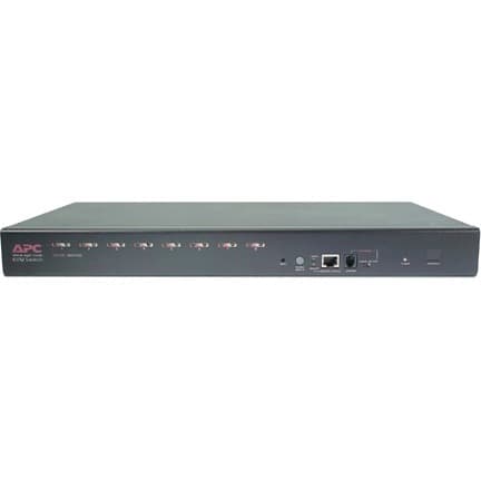 APC AP5201 8-port multi-platform analog KVM switch for rack server management