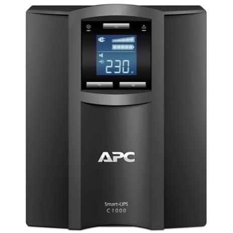 APC SMART-UPS C 1000VA LCD 230V desktop UPS front view