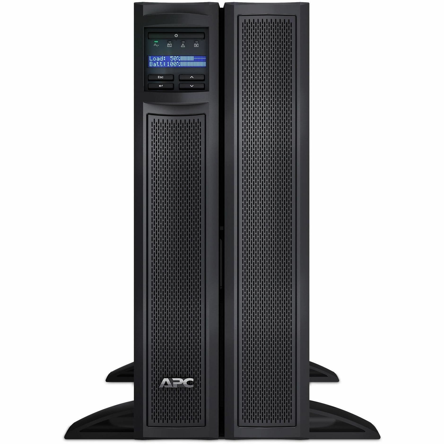 APC Smart-UPS X 3,000 VA short-depth rack/tower convertible LCD UPS for 200-240 V deployments