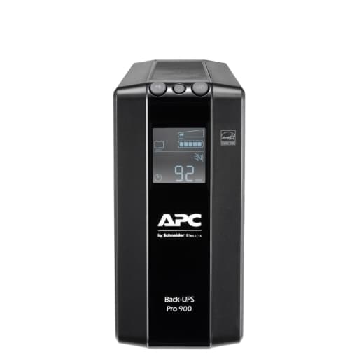 APC Back-UPS Pro BR900MI desktop UPS with LCD interface and 6 outlets