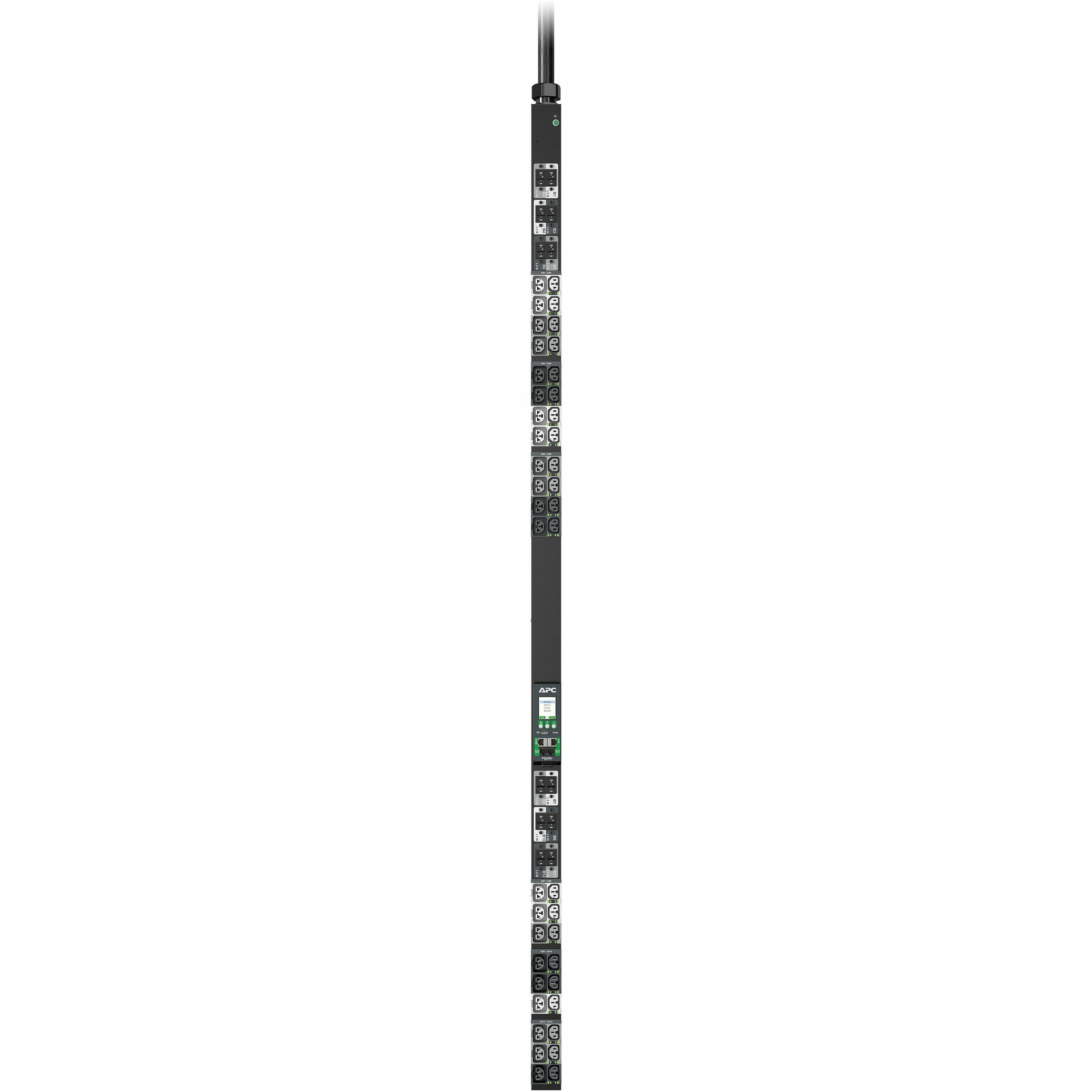 APC SCHNEIDER ELECTRIC IT USA NETSHELTER RACK PDU ADVANCED SWITCHED METERED OUTLET 34.6KW 3PH view 2