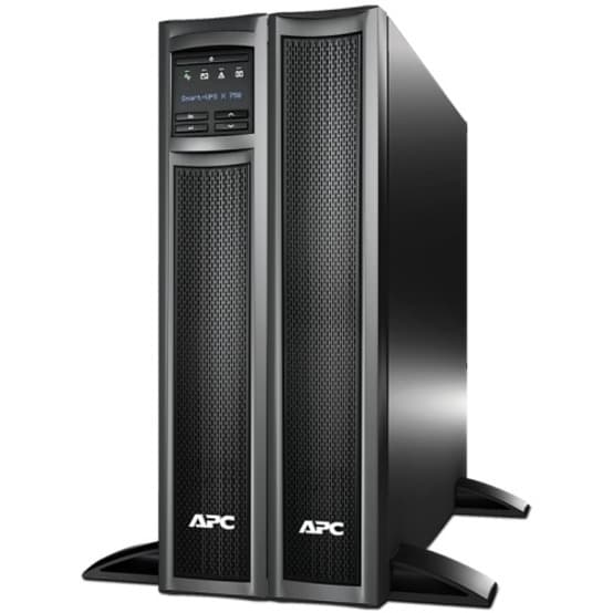 APC SMART-UPS X SMX750I 750 VA 2U rack/tower convertible UPS with 8 C1 outlets