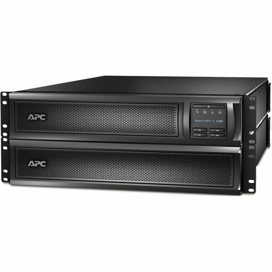 APC Smart-UPS X 2200VA rack/tower UPS with LCD display and network card for 200-240 V deployments