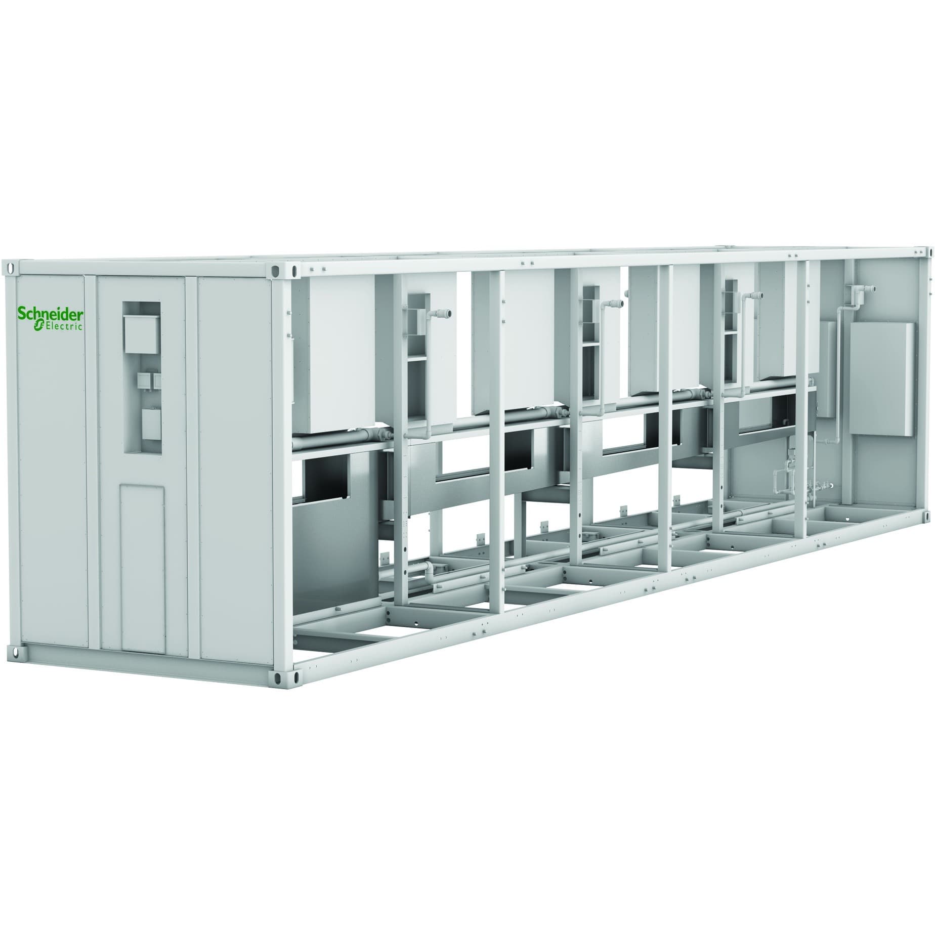 APC SCHNEIDER ELECT IT DIRECT SHIP ECOBREEZE FRAME 40FT 12M 480/3/60 VAC 7 MODULES INSTALLED view 3