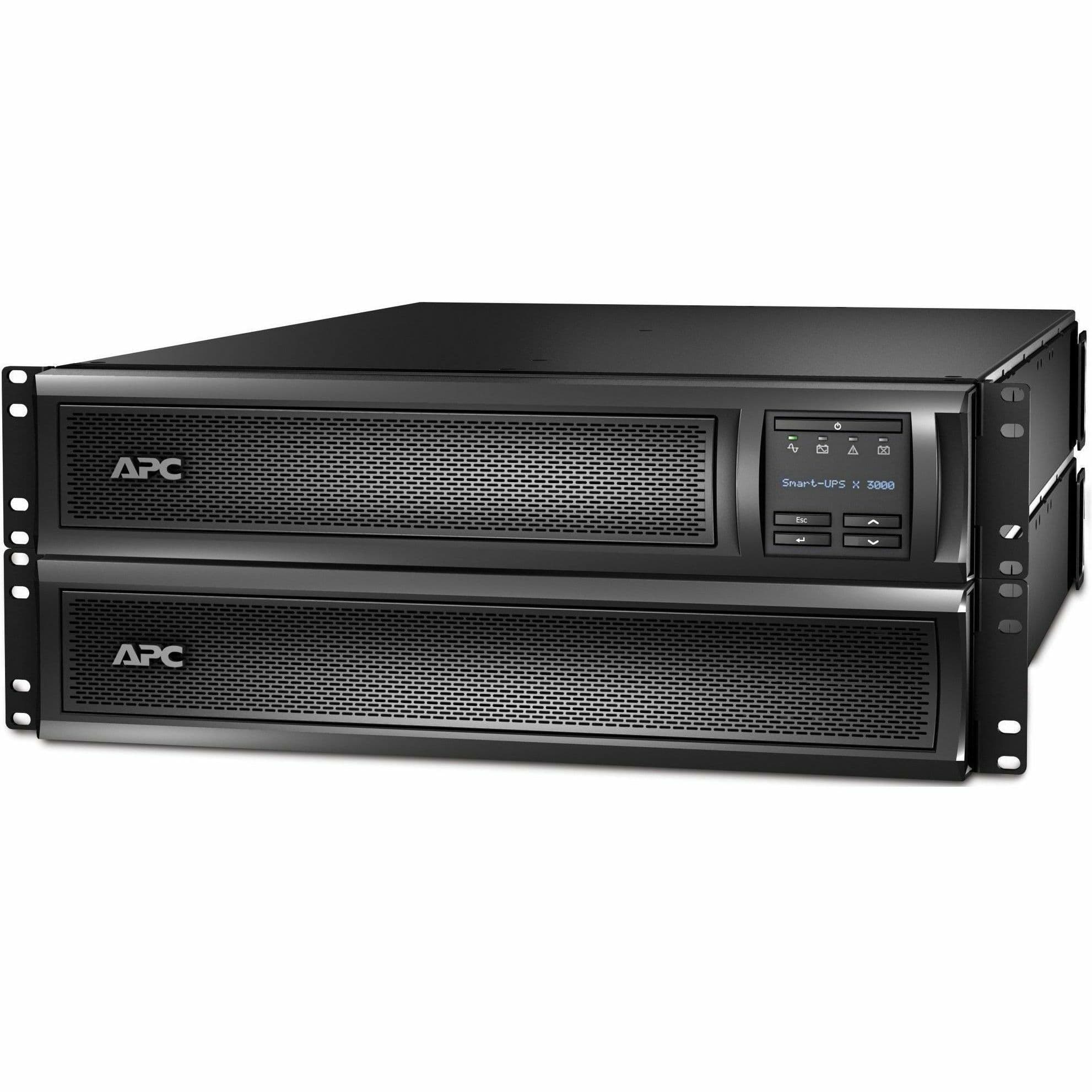 APC Smart-UPS X 3 kVA 2U rack/tower convertible UPS with mixed NEMA outlets and network management card