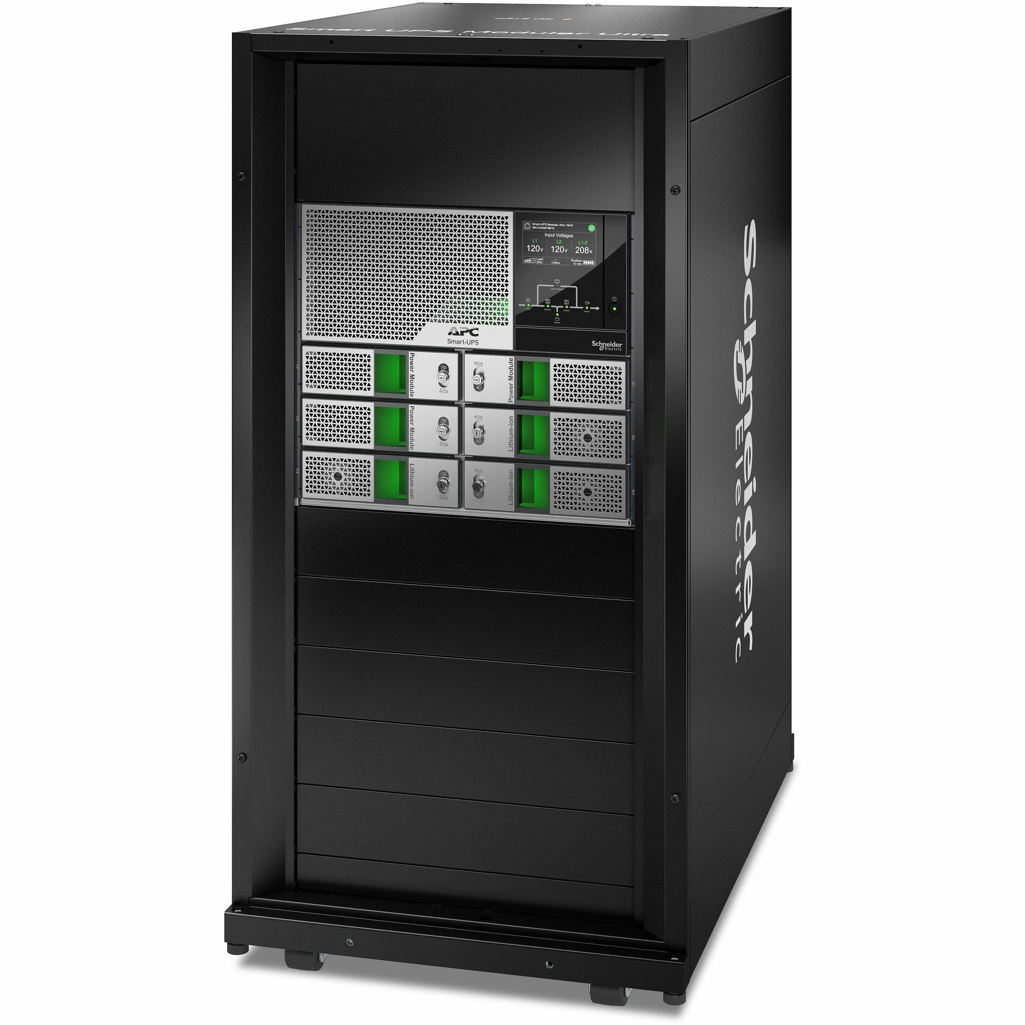 APC Smart-UPS Modular Ultra 15 kW tower UPS for 208/240 V redundant enterprise power protection