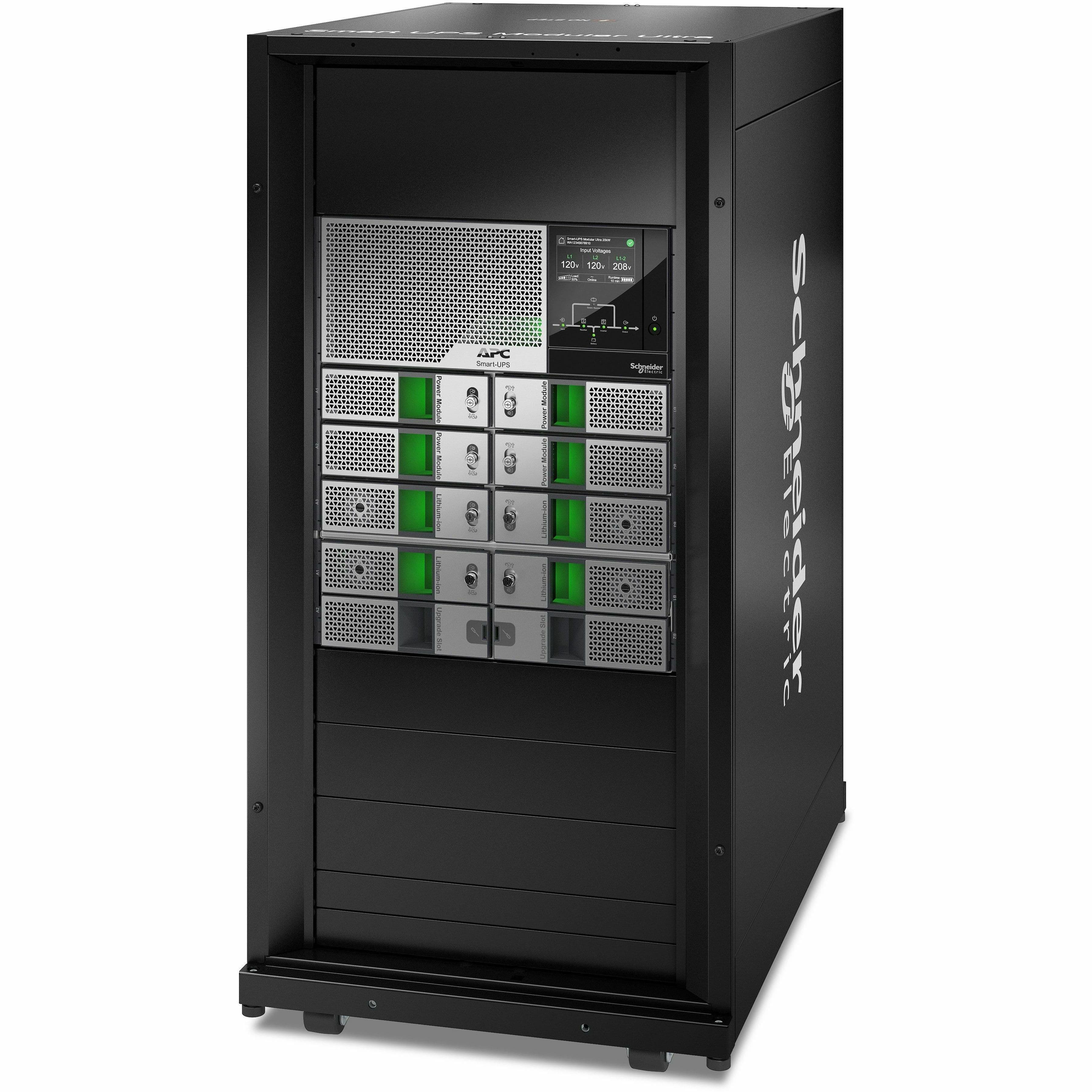 APC SMART-UPS MODULAR ULTRA 20KW SCALABLE TO 20KW N+1 REDUNDANT, TOWER, 208/240V view 5