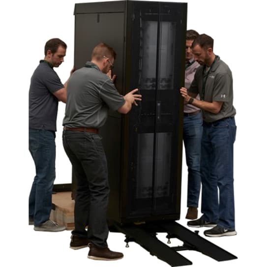 APC AR9000RAMP ramp accessory for removing SX3K enclosure from shock pallet