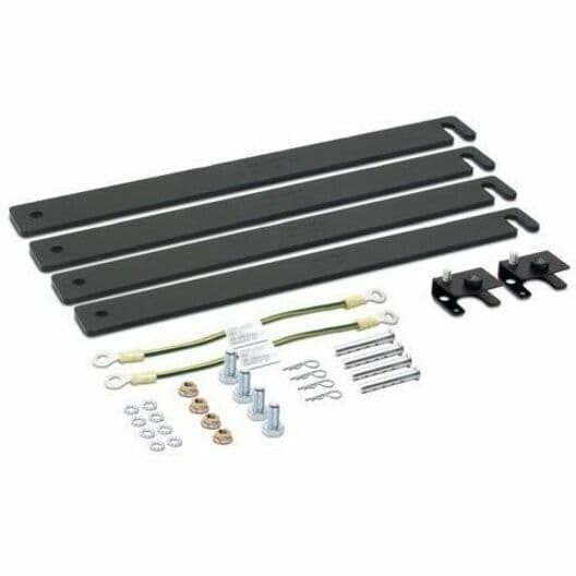 APC black ladder bracket kit for rack cable management and ladder rack support