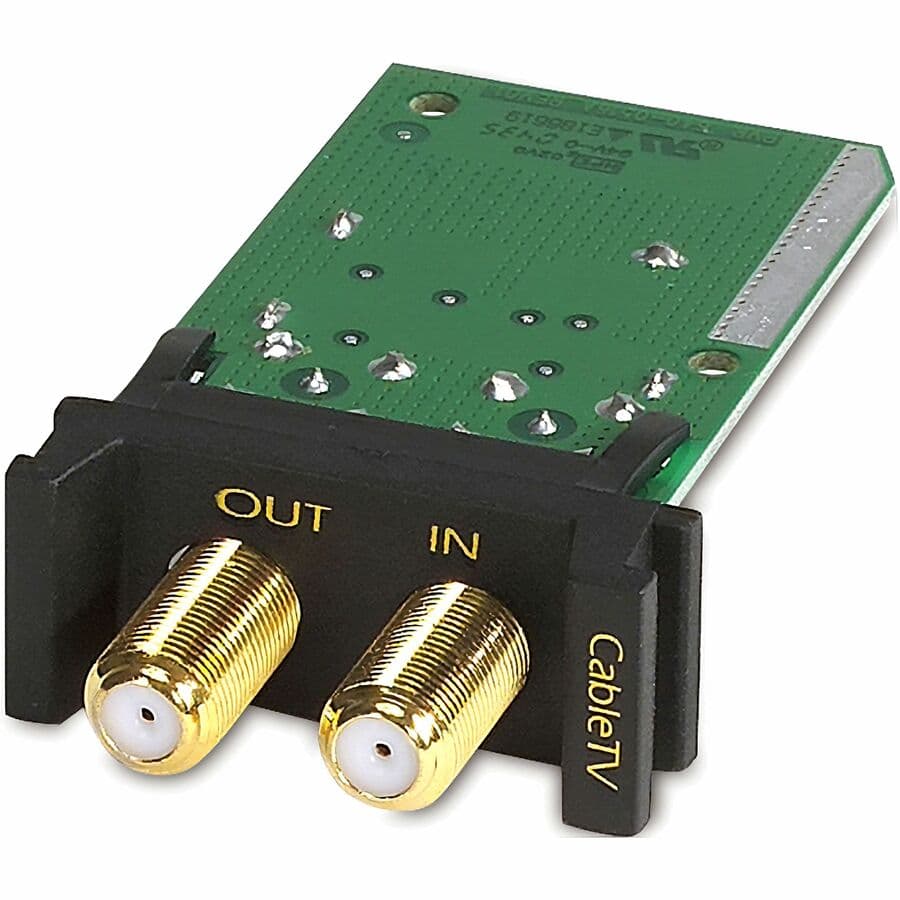 APC PVR surge module for coax cable and cable TV use with PRM4 or PRM24 rack chassis