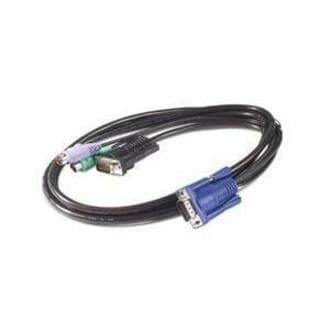 APC SCHNEIDER ELECT IT DIRECT SHIP 6FT PS2 KVM CABLE view 1