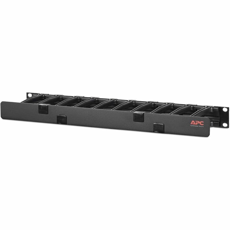 APC AR8602A Horizontal Cable Manager, 1U, 4 in Deep | Rack Mount