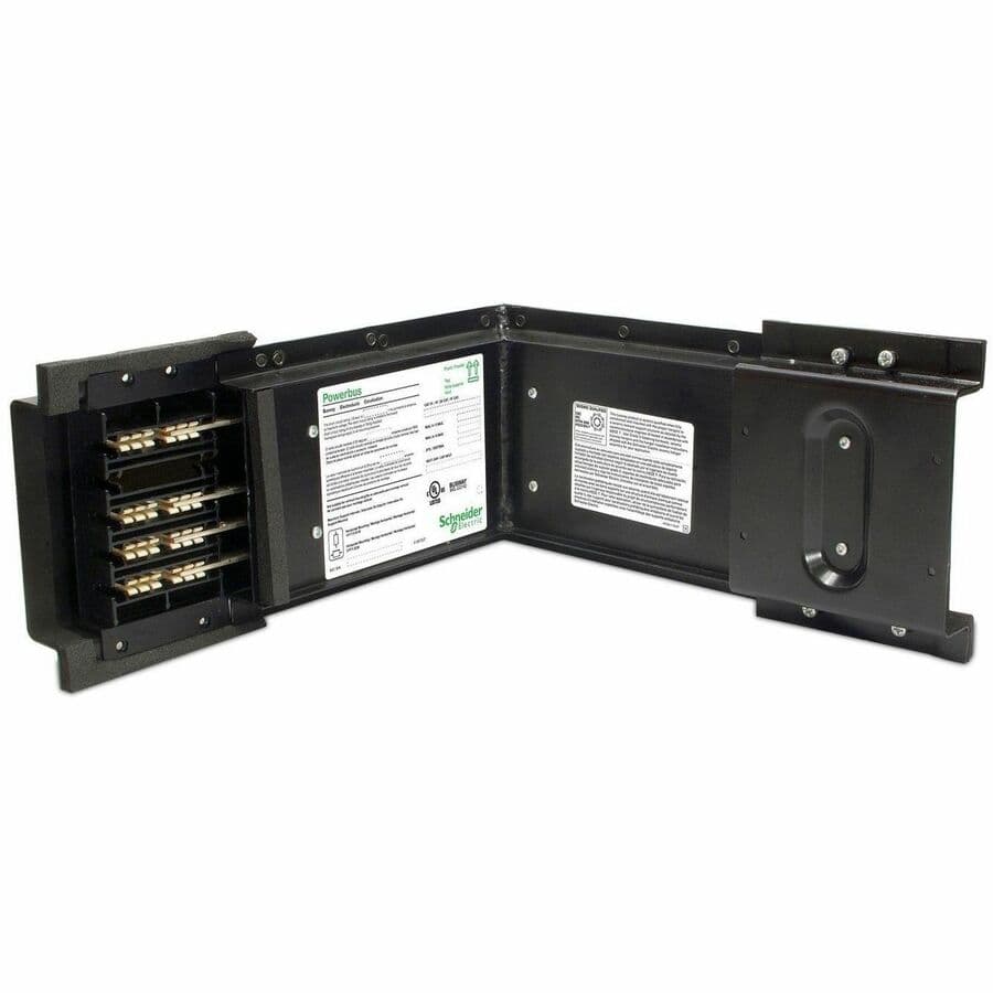 APC Schneider Electric right busway elbow rated 225 A and 600 V max