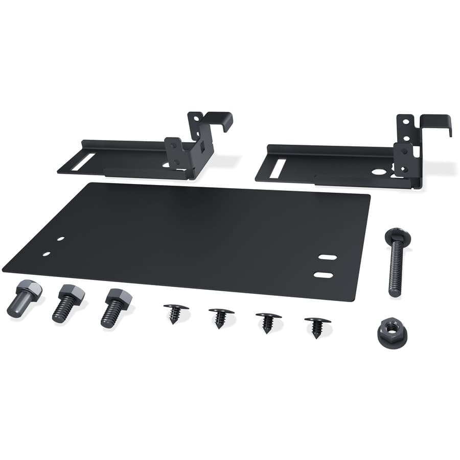 APC PBRMSKT300 300 mm PB busway rack-mount skirt installed on server rack face