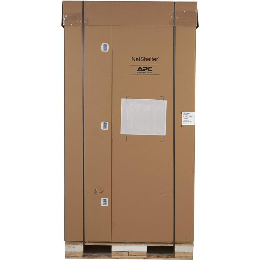 Netshelter Sx 42u 600mm Wide X 1200mm Deep Enclosure with Sides Black -2000 Lbs.