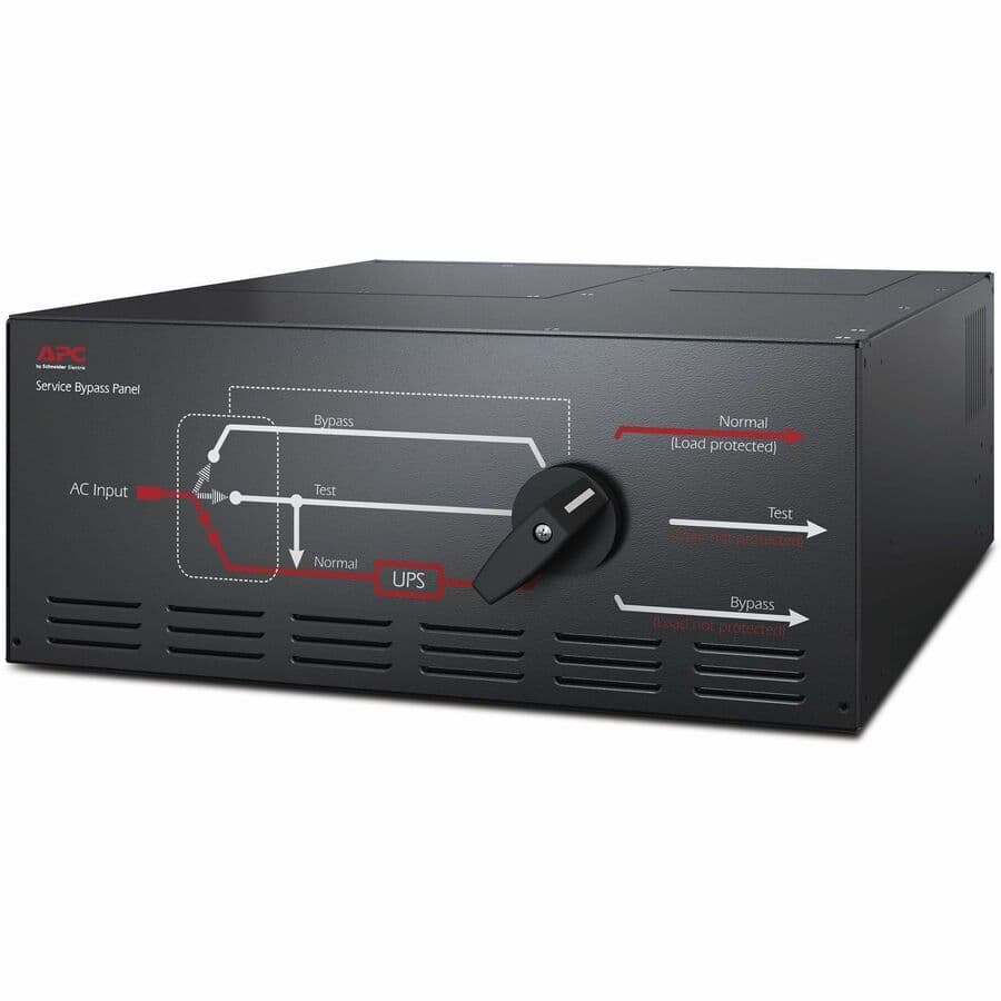 APC SBP20KRMT4U Service Bypass Panel 125 A | Rack Mount, Enterprise