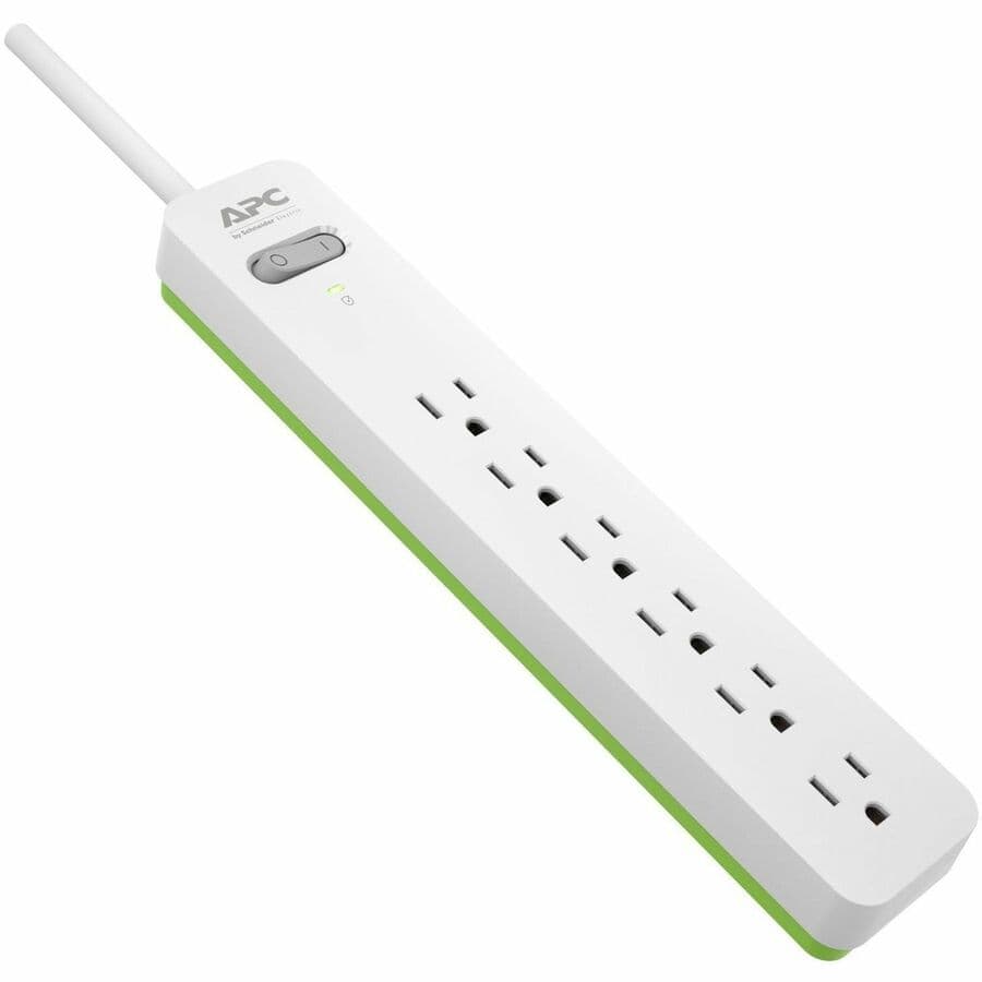 APC PE66W SurgeArrest 6-Outlets 120 V 6 ft Cord | Home Office