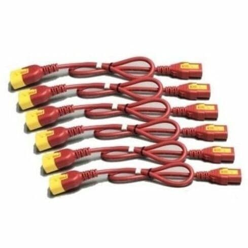 APC AP8702S-NAX340 Locking C13 to C14 Power Cord Kit, 0.6 m | Rack PDU