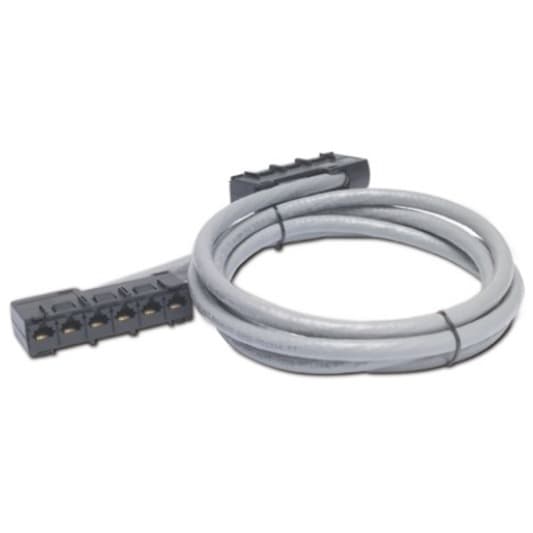 APC SCHNEIDER ELECT IT DIRECT SHIP 71FT CAT5E GRAY 24AWG PVC CABLE W/ 6 RJ45 JACKS view 1